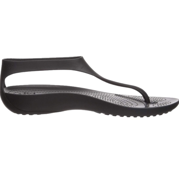 **SOLD** Crocs UK size 7 flipflops sandals dark grey (marked US SIZE 9) RRP 36 - Picture 4 of 11